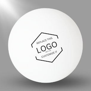 Balle De Ping Pong Logo personnalisé Arrière - plan blanc