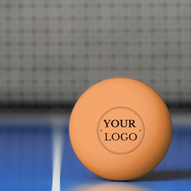 Balle De Ping Pong Logo Personnalisé Orange Business Promotion Brandi (Filet)