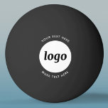 Balle De Ping Pong Logo Simple Avec Texte Professionnel Promotionnel<br><div class="desc">Ajoutez votre propre logo et le choix du texte à cette conception. Supprimez le texte supérieur ou inférieur si vous préférez. Minimaliste et professionnel. Idéal pour l'image de marque des employés ou comme produit promotionnel pour vos clients et clients.</div>