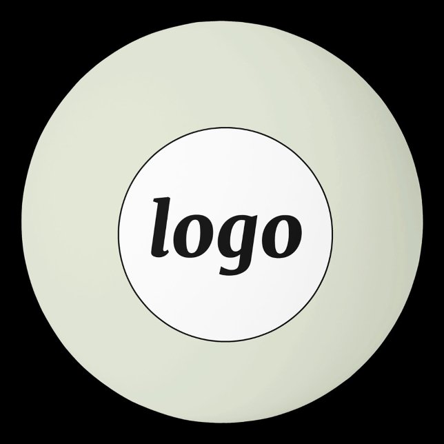 Balle De Ping Pong Logo simple Marque promotionnelle commerciale bril (Simple logo business branding promotional glow in the dark ping pong balls)