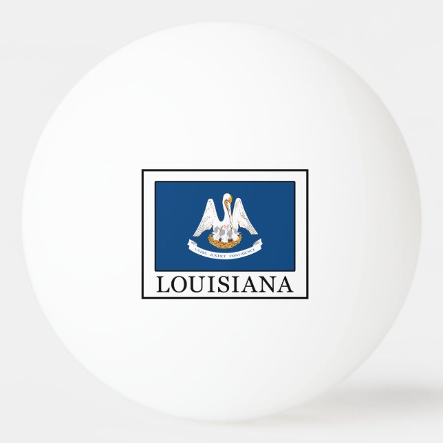 Balle De Ping Pong Louisiane (Devant)
