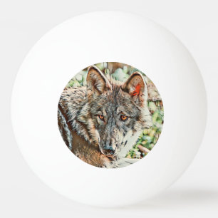 Balle De Ping Pong loup cinglé