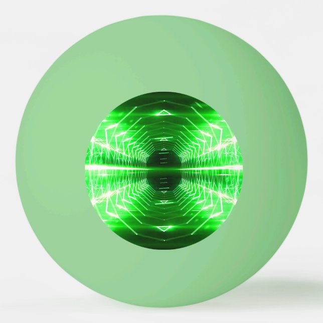 Balle De Ping Pong (Lueur dans l'obscurité) VERT, JAUNE, OU ORANGE - (Devant)