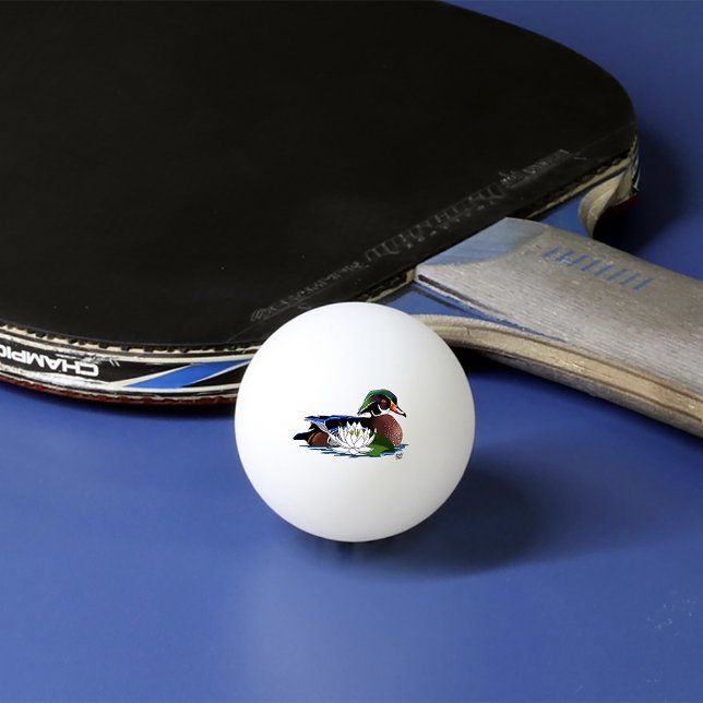Balle De Ping Pong Lys d'eau de canard de bois (Créateur téléchargé)