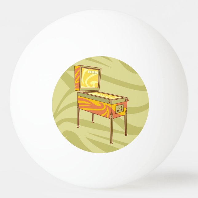 Balle De Ping Pong Machine à pinball (Devant)