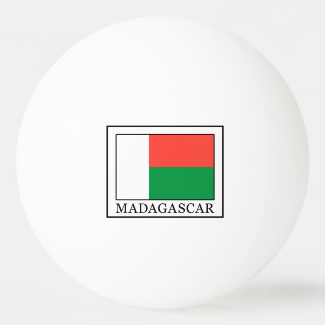 Balle De Ping Pong Madagascar (Devant)