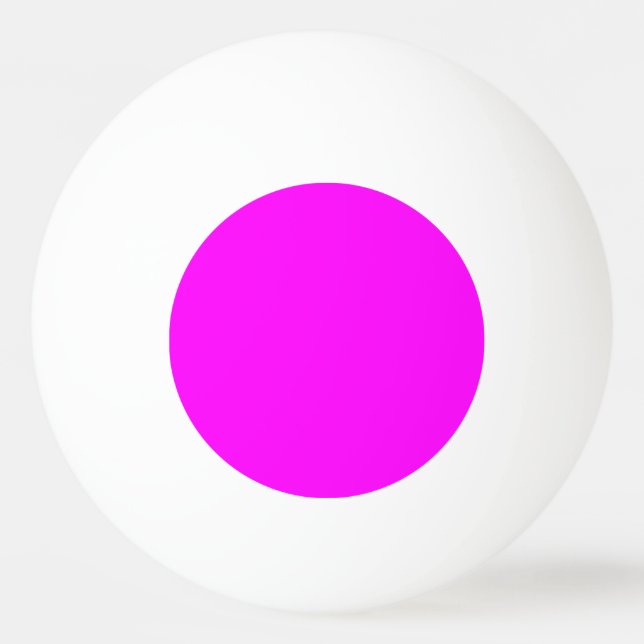 Balle De Ping Pong magenta couleur (Dos)