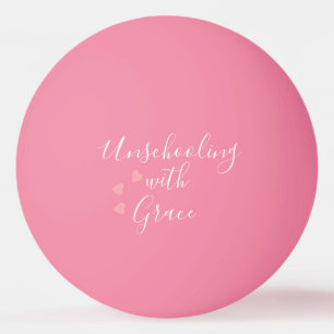 Balle De Ping Pong Maman déscolarisée Grace Hearts