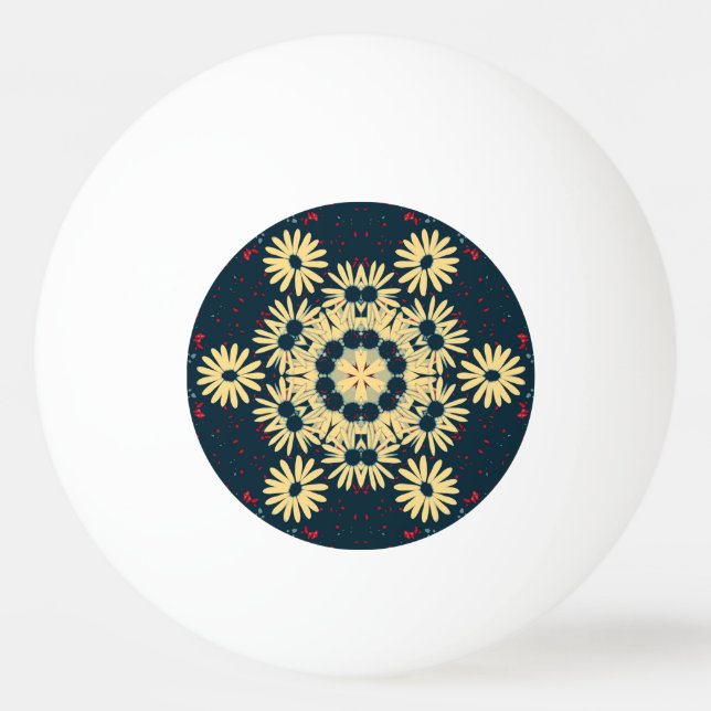 Balle De Ping Pong Mandala Daisy Dreams (Devant)