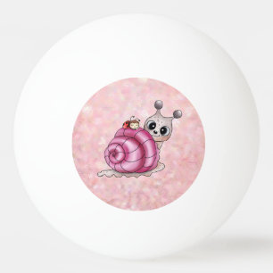 Balle De Ping Pong Manège rose 