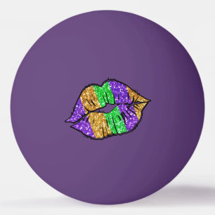 Balle De Ping Pong Mardi Gras Kiss Ping Pong Ball