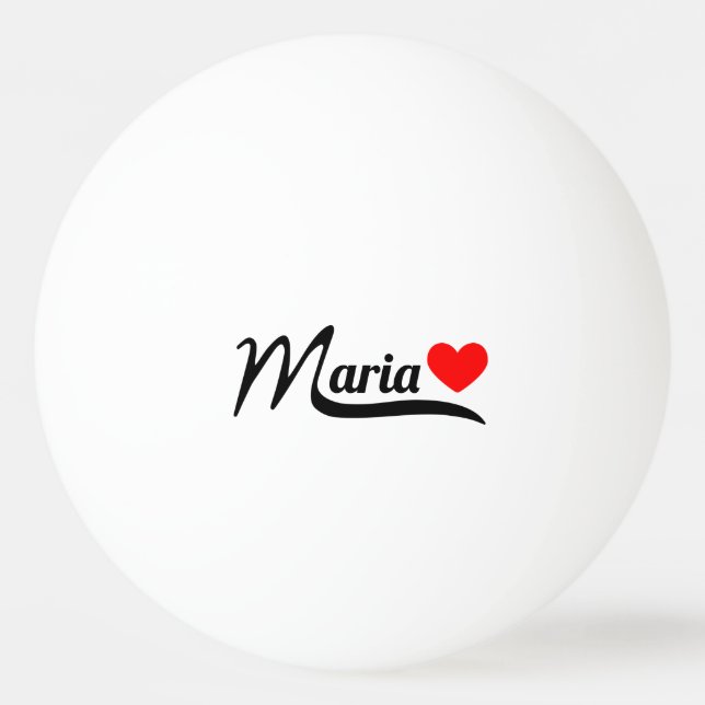 Balle De Ping Pong Maria (Devant)