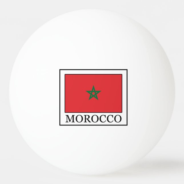 Balle De Ping Pong Maroc (Devant)
