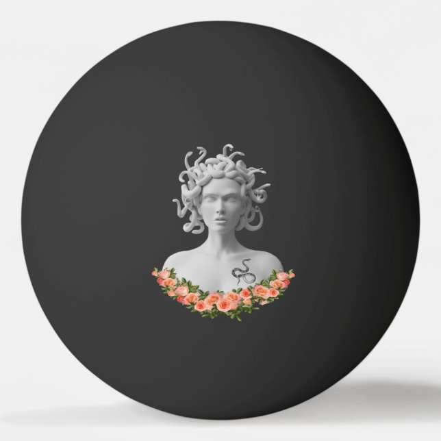Balle De Ping Pong Medusa Gorgon Mythologie grecque (Devant)