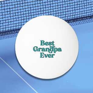 Balle De Ping Pong Meilleur Grand-Père Jamais Citation Rétro Fête des