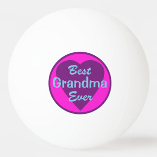 Balle De Ping Pong Meilleure grand-mère