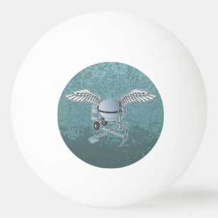 Balle De Ping Pong Mélangeur de béton bleu-gris