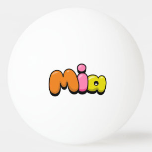 Balle De Ping Pong Mia