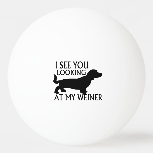 Balle De Ping Pong Mon Weiner (Devant)