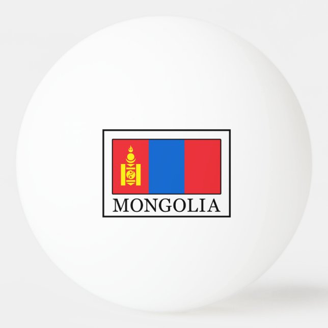 Balle De Ping Pong Mongolie (Devant)