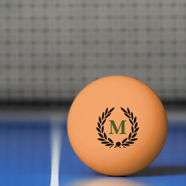 Balle De Ping Pong Monogram Lorberkranz (Filet)