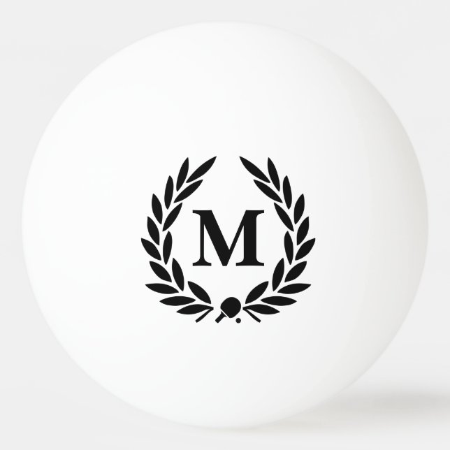 Balle De Ping Pong Monogram Lorberkranz (Devant)