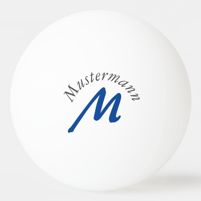 Balle De Ping Pong monogramme (Devant)