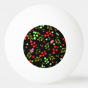 Balle De Ping Pong Motif Baies