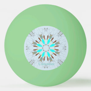 Balle De Ping Pong Motif de pow-wow Arrowhead Feathers Thunder_Cove