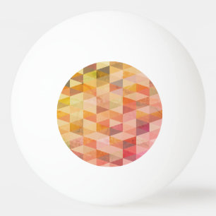 Balle De Ping Pong Motif géométrique de triangle mou