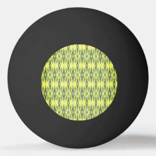 Balle De Ping Pong Motif jaune et noir