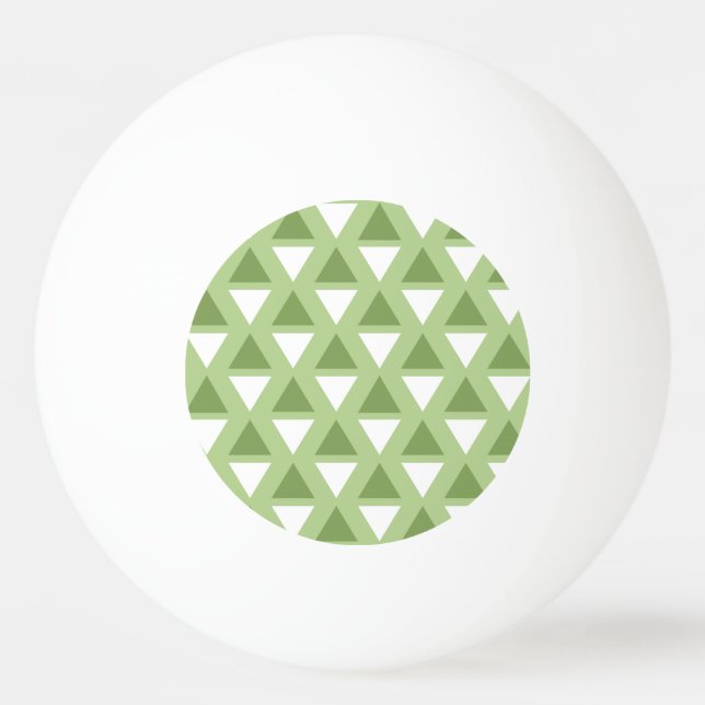 Balle De Ping Pong Motif simple vert pastel (Devant)