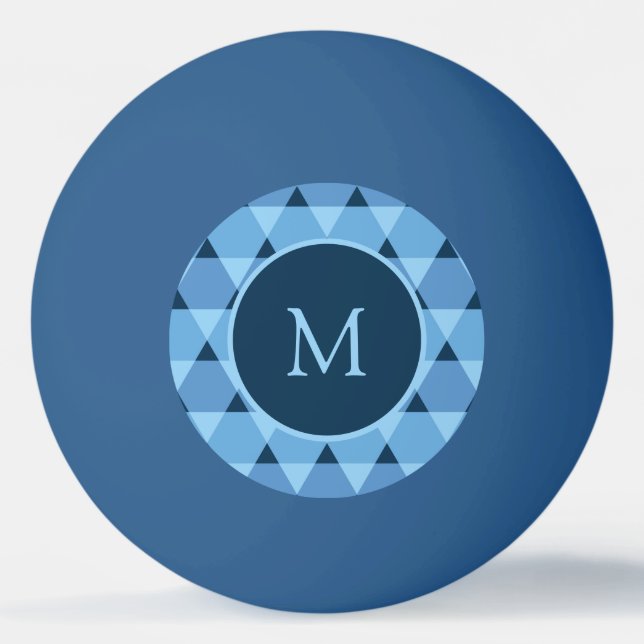 Balle De Ping Pong Motif triangles (Devant)