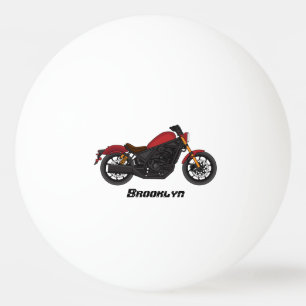 Balle De Ping Pong moto de style croiseur cool
