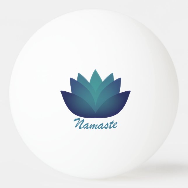 Balle De Ping Pong Namaste Lotus Flower (Devant)