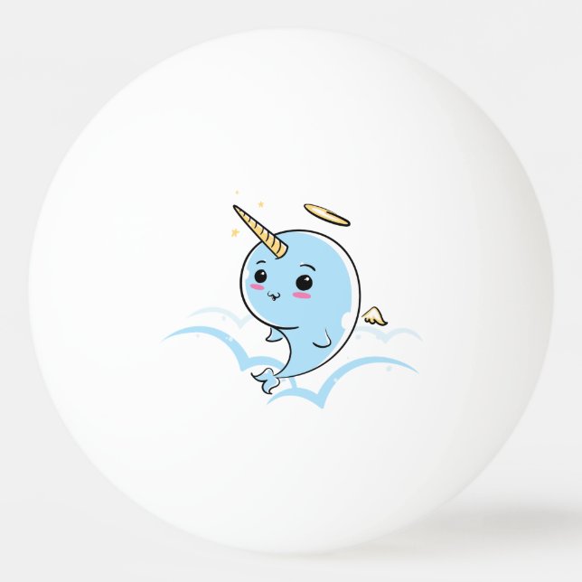 Balle De Ping Pong Narwhal Angel Cutie (Devant)