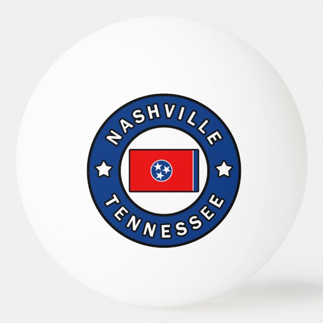 Balle De Ping Pong Nashville Tennessee (Devant)
