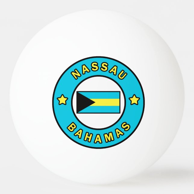 Balle De Ping Pong Nassau Bahamas (Devant)