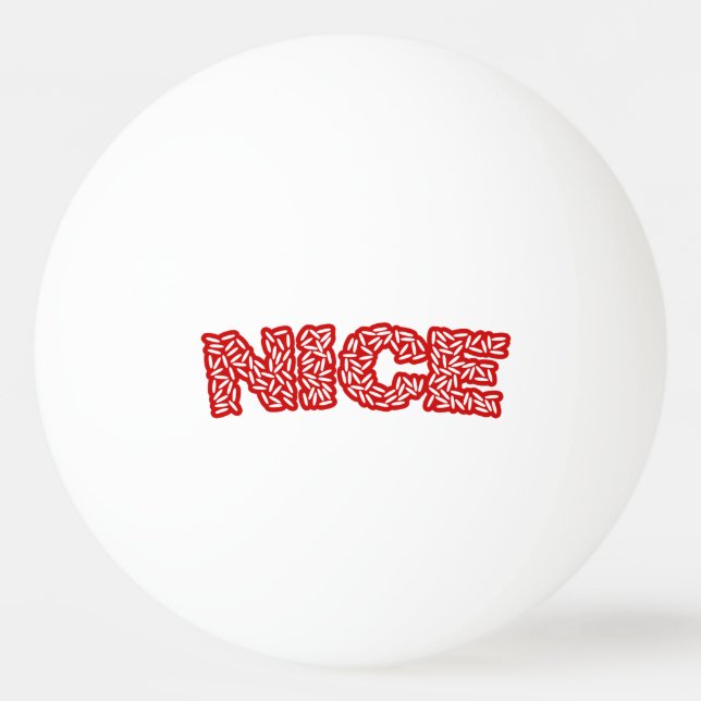 Balle De Ping Pong Nice Riz (Devant)