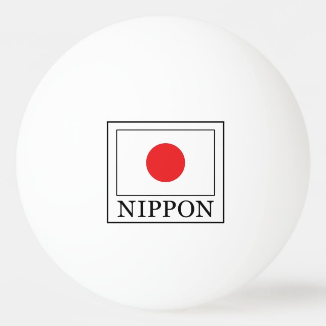 Balle De Ping Pong Nippon (Devant)