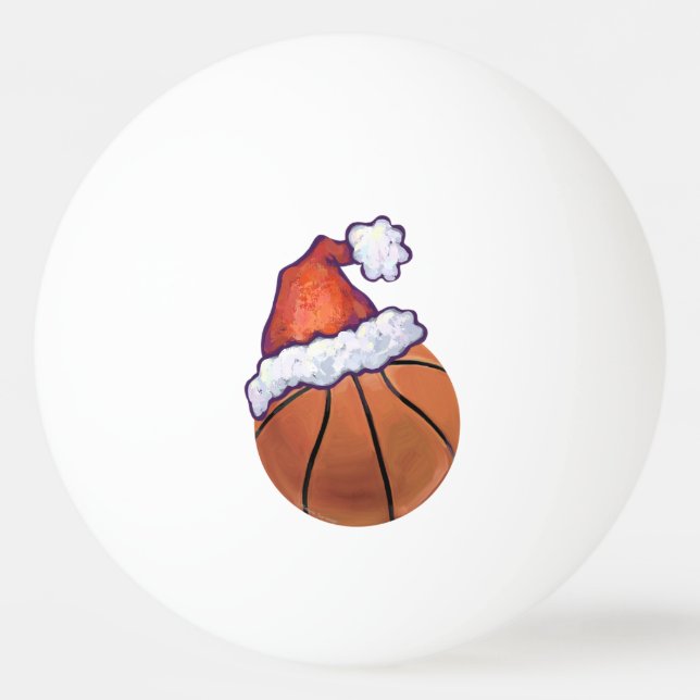 Balle De Ping Pong Noël de basket-ball (Dos)