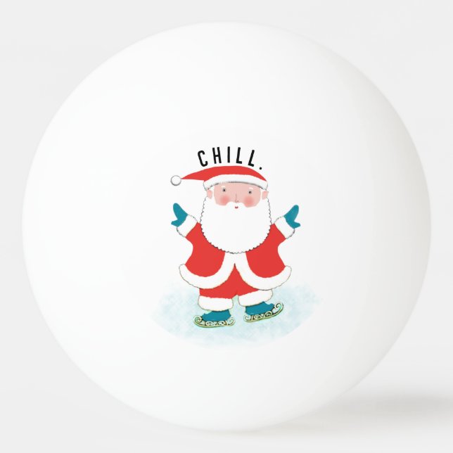 Balle De Ping Pong Noël drôle de vacances (Devant)