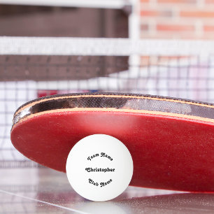 Balle De Ping Pong Nom de l'équipe du Club Joueur personnalisé Biè