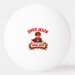 Balle De Ping Pong Nom et super-pouvoir de super-héros personnalisés 