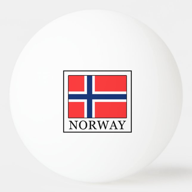 Balle De Ping Pong Norvège (Devant)