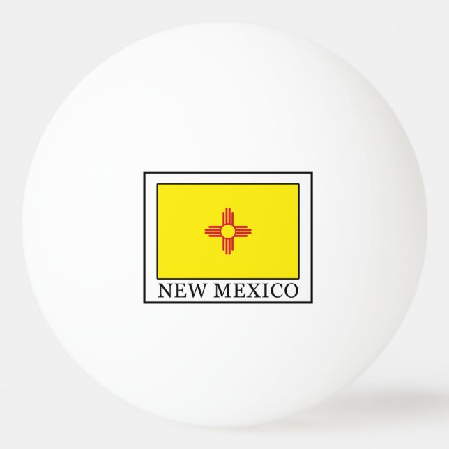 Balle De Ping Pong Nouveau-Mexique (Devant)