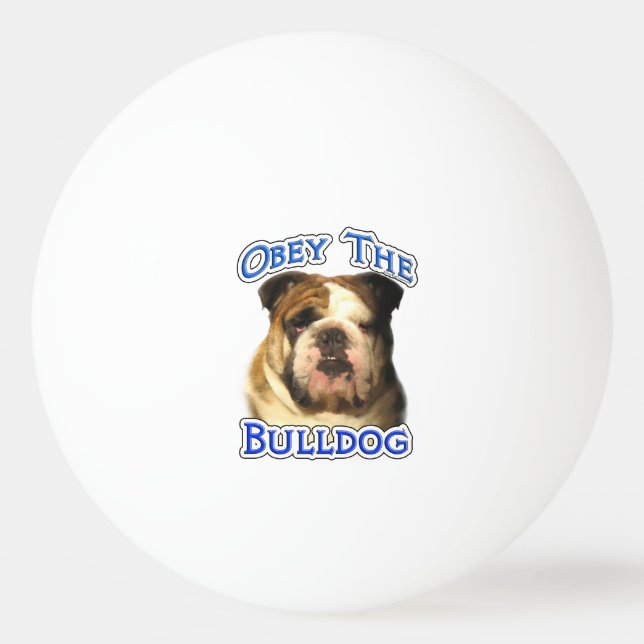 Balle De Ping Pong Obey the Bulldog (Devant)