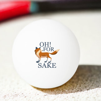 Balle De Ping Pong Oh pour le saké renard