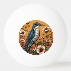 Balle De Ping Pong Oiseau Coucou Oriental Coloré