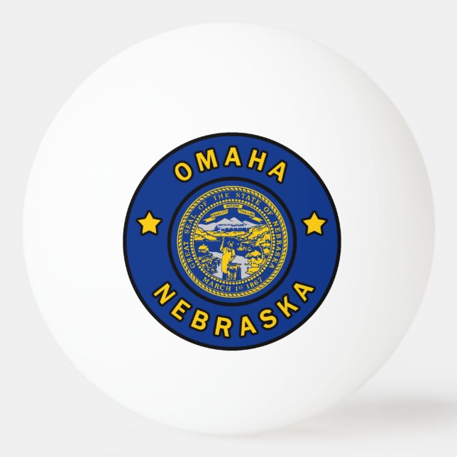 Balle De Ping Pong Omaha Nebraska (Devant)